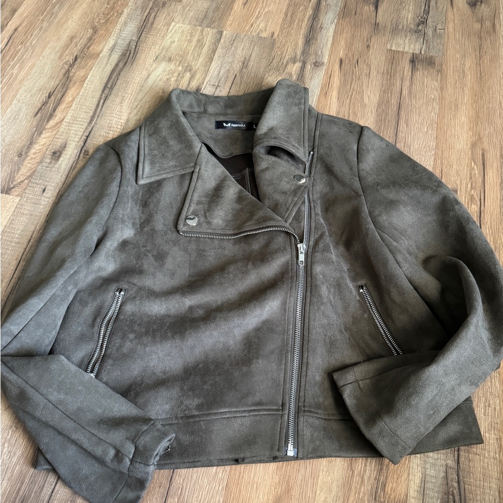 Women's Brown Suede Jacket